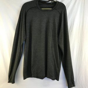 Lululemon Shirts Men Size Medium Black Long Sleeve Metal Tech Vent